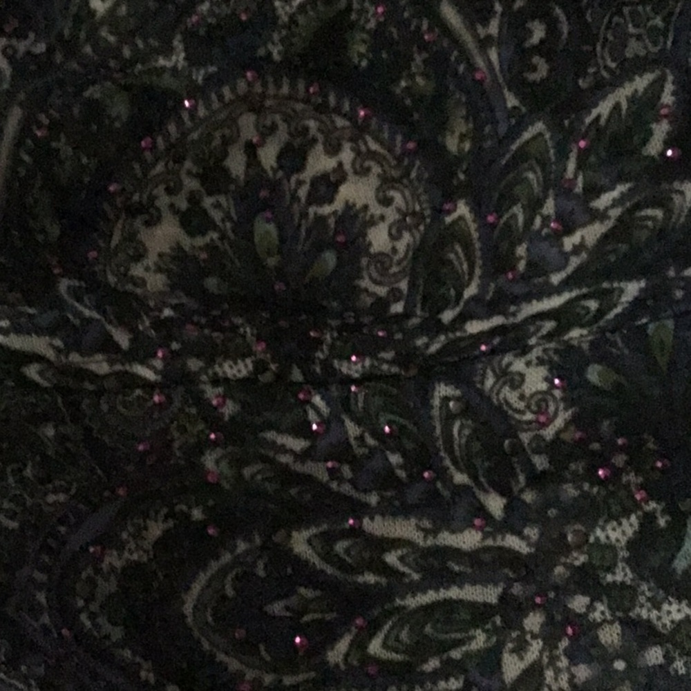 One World Leopard Print & Design Ruffle Sleeve Women’s Top - Picture 7 of 11